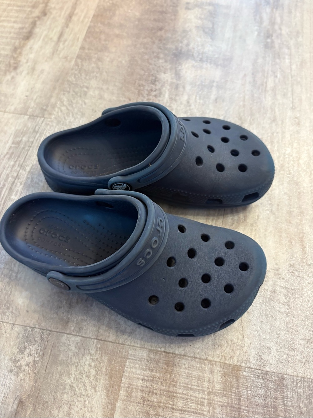Crocs Classic Kids Blue Clogs 12